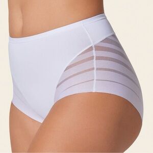 NWT Leonisa Compression Underwear Thong Lace. White